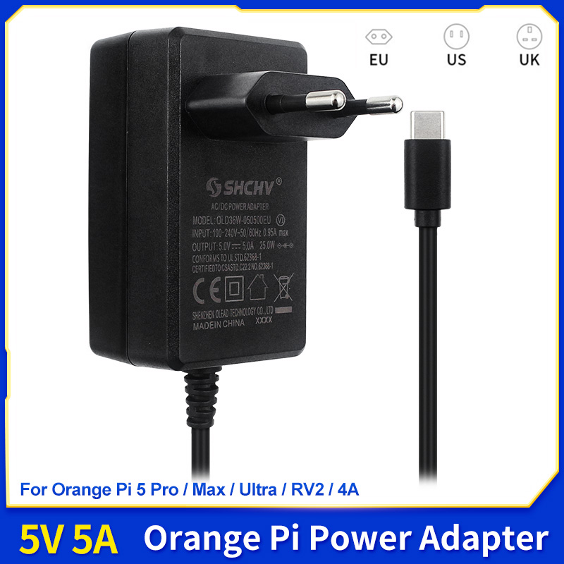 5V 5A USB Type-C Power Adapter - Banana Pi Bpi-M5 ulasan dan harga