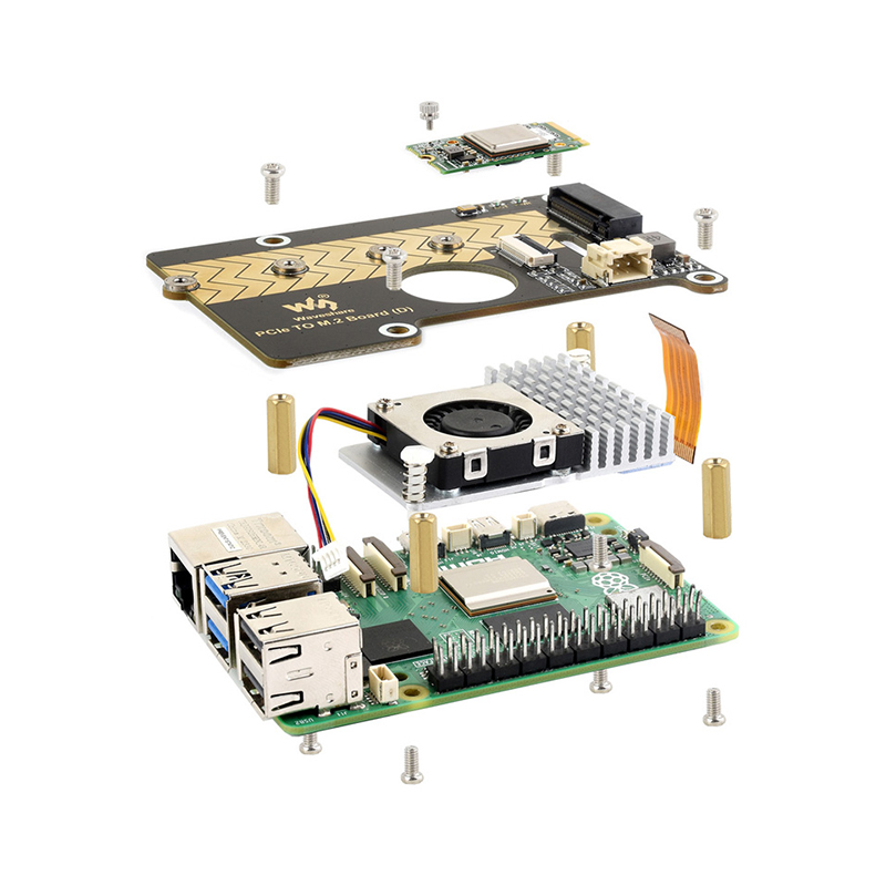 Original Raspberry Pi 5 PCIe t - Raspberry Pi 5 8Gb Kit ulasan dan harga